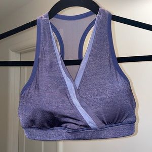 Lululemon Deep Breath Demi Bra | Dark/Light Purple | Size 6